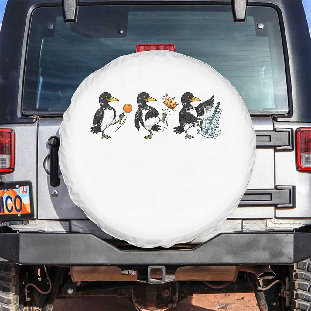 Funny No Kings MN Rebel Loon Spare Tire Cover Minnesota State Pride