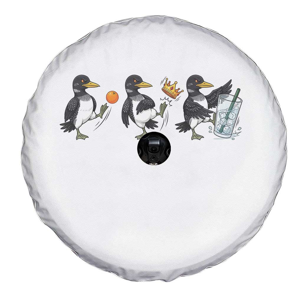 Funny No Kings MN Rebel Loon Spare Tire Cover Minnesota State Pride