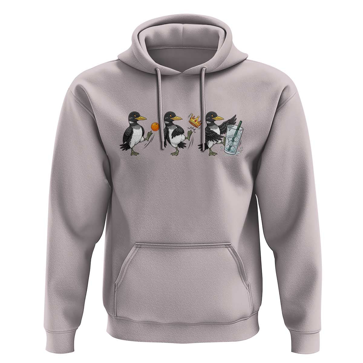 Funny No Kings MN Rebel Loon Hoodie Minnesota State Pride