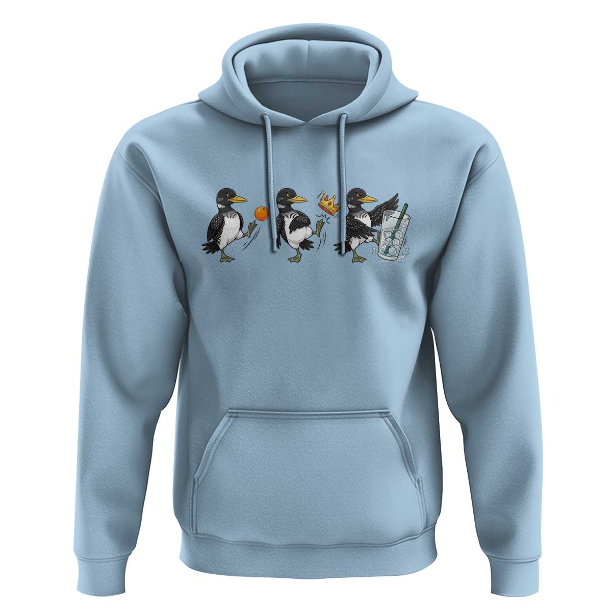 Funny No Kings MN Rebel Loon Hoodie Minnesota State Pride