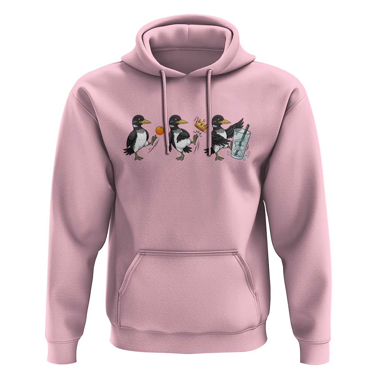 Funny No Kings MN Rebel Loon Hoodie Minnesota State Pride