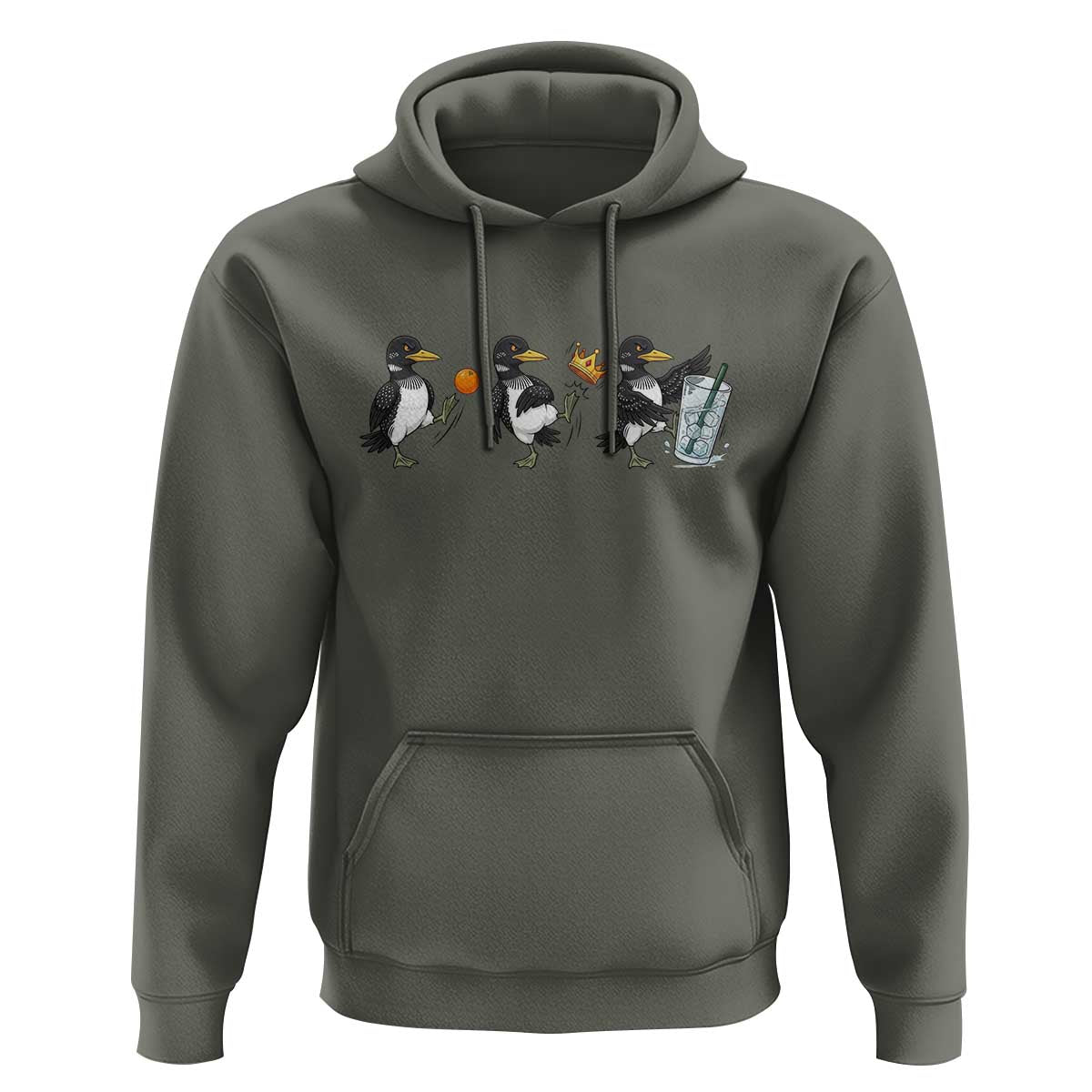 Funny No Kings MN Rebel Loon Hoodie Minnesota State Pride