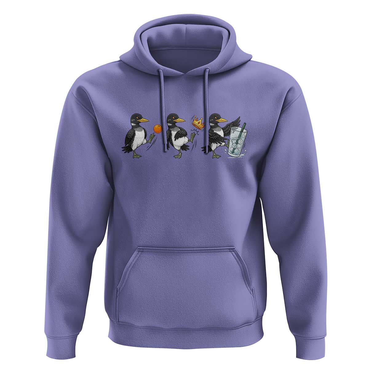 Funny No Kings MN Rebel Loon Hoodie Minnesota State Pride