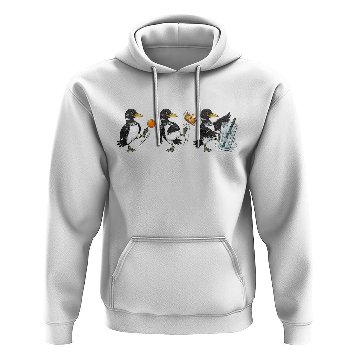 Funny No Kings MN Rebel Loon Hoodie Minnesota State Pride