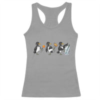 Funny No Kings MN Rebel Loon Racerback Tank Top Minnesota State Pride