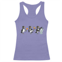 Funny No Kings MN Rebel Loon Racerback Tank Top Minnesota State Pride