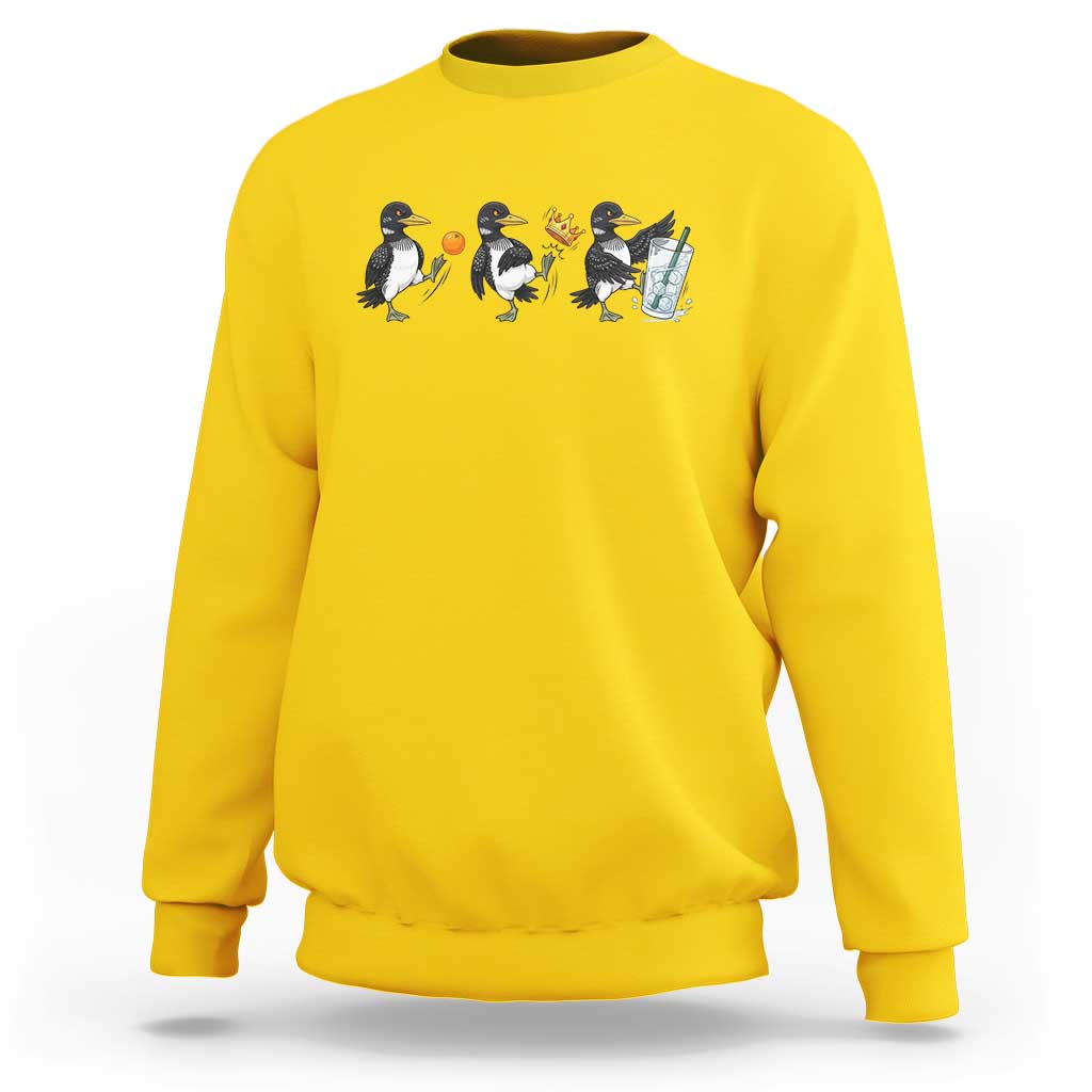 Funny No Kings MN Rebel Loon Sweatshirt Minnesota State Pride