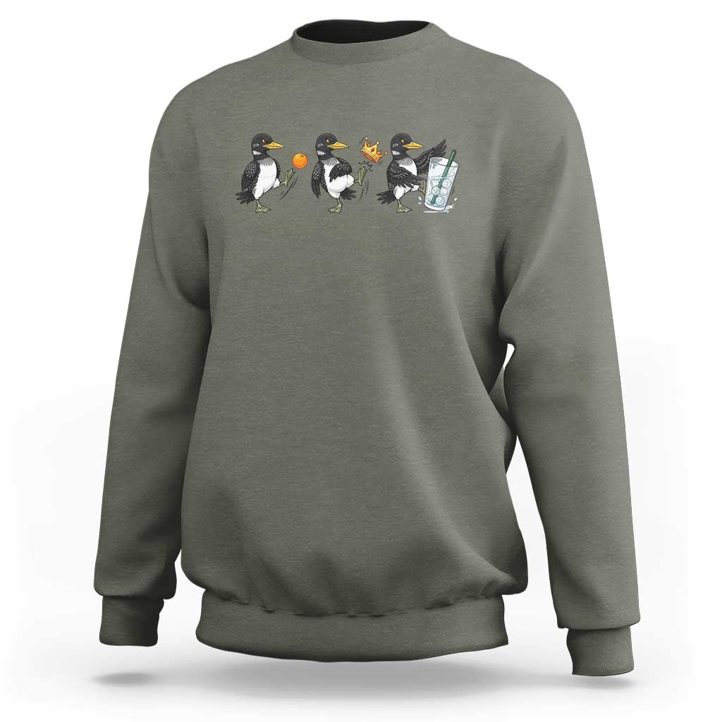 Funny No Kings MN Rebel Loon Sweatshirt Minnesota State Pride