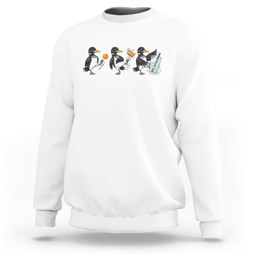 Funny No Kings MN Rebel Loon Sweatshirt Minnesota State Pride