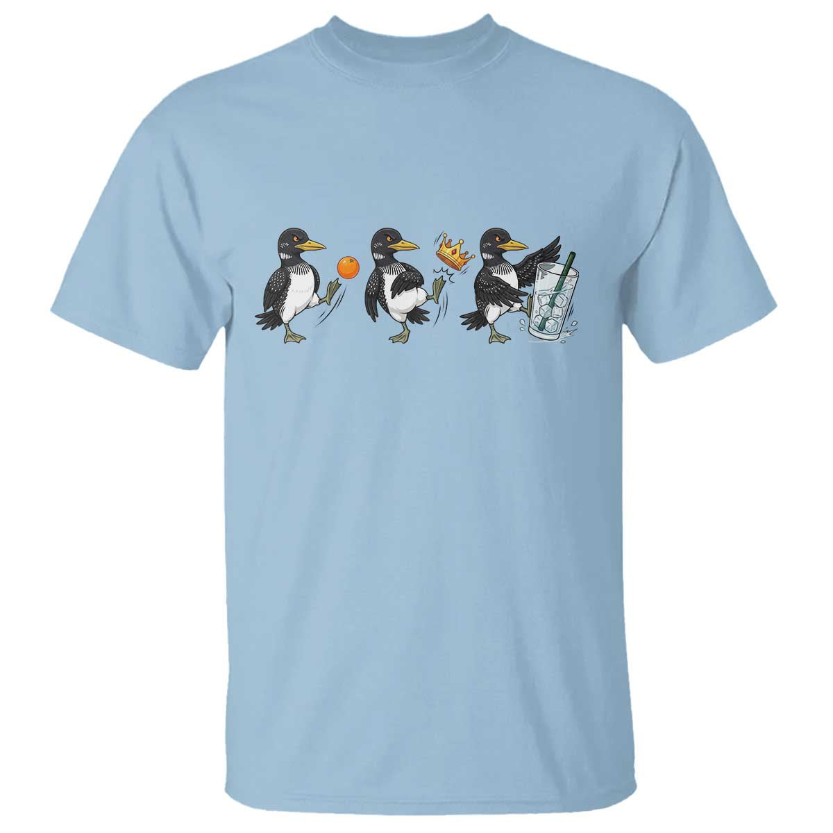 Funny No Kings MN Rebel Loon T Shirt Minnesota State Pride