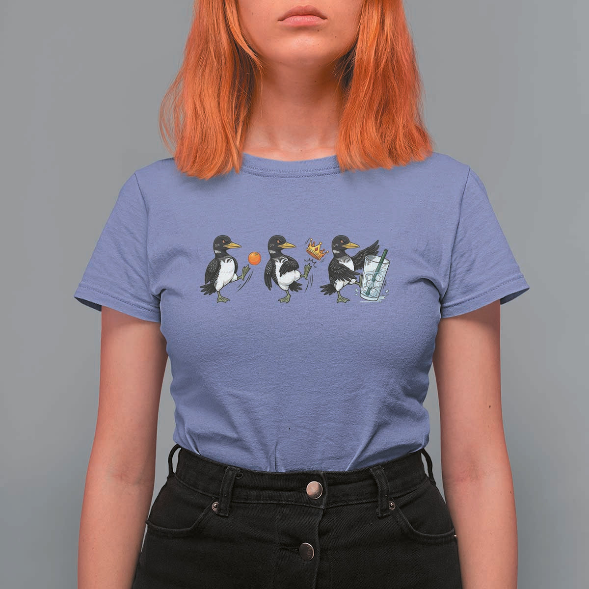 Funny No Kings MN Rebel Loon T Shirt For Women Minnesota State Pride