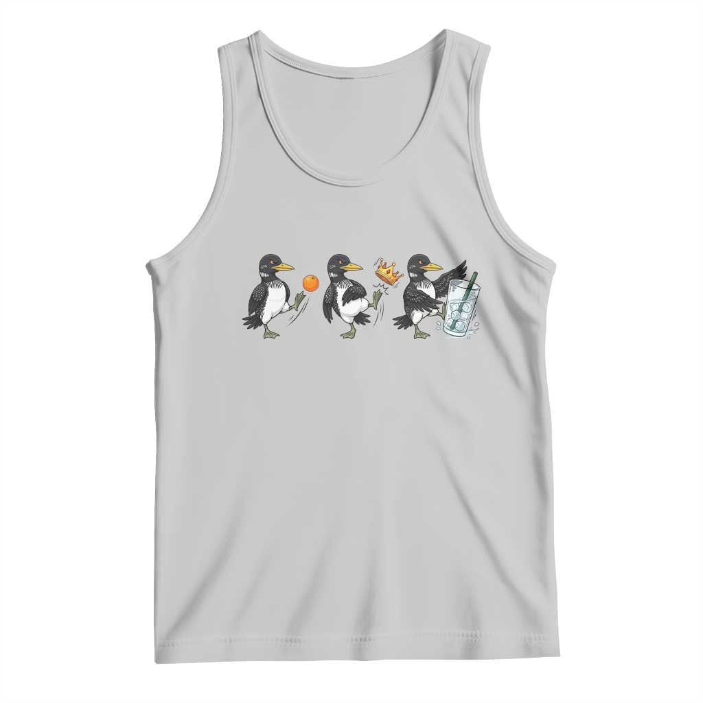 Funny No Kings MN Rebel Loon Tank Top Minnesota State Pride
