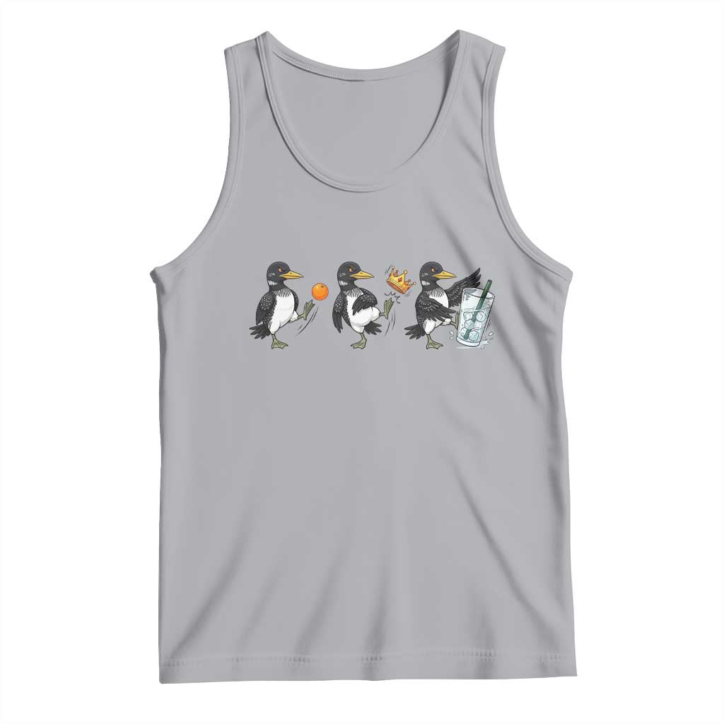 Funny No Kings MN Rebel Loon Tank Top Minnesota State Pride