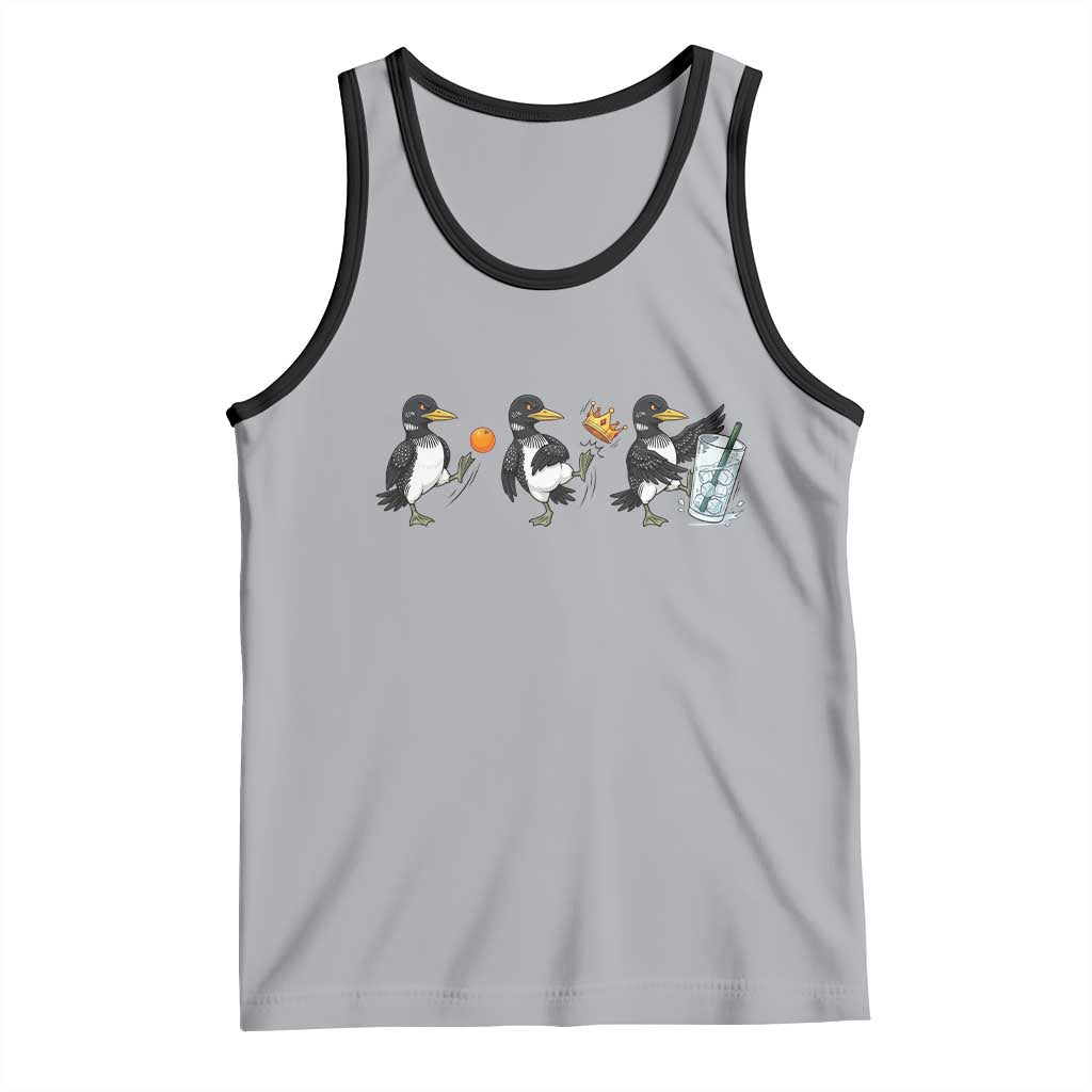 Funny No Kings MN Rebel Loon Tank Top Minnesota State Pride