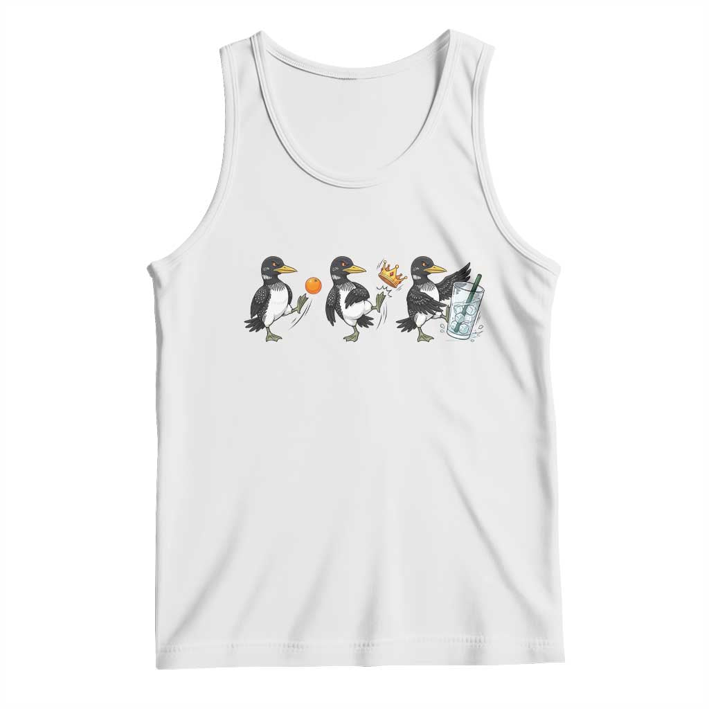 Funny No Kings MN Rebel Loon Tank Top Minnesota State Pride