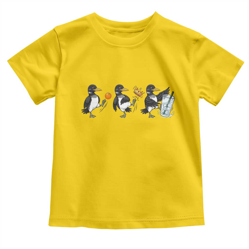 Funny No Kings MN Rebel Loon Toddler T Shirt Minnesota State Pride