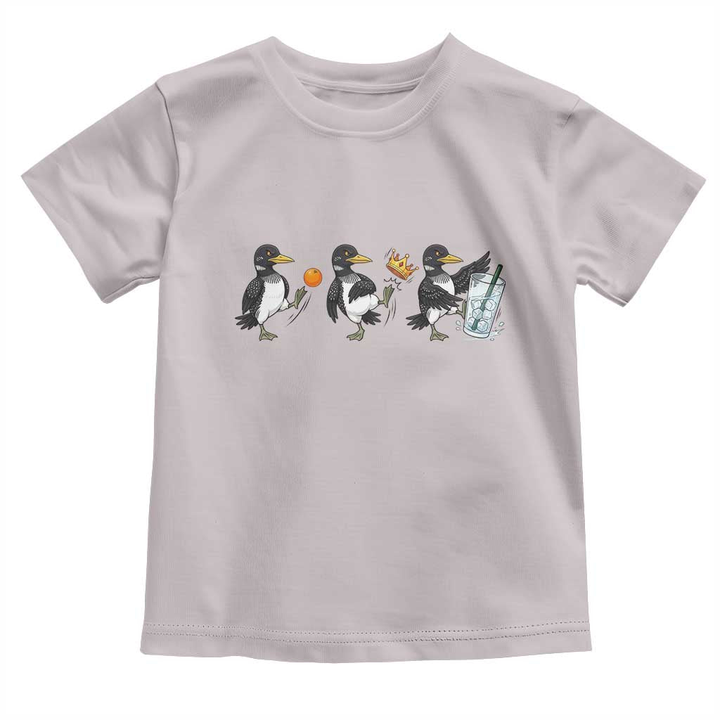 Funny No Kings MN Rebel Loon Toddler T Shirt Minnesota State Pride