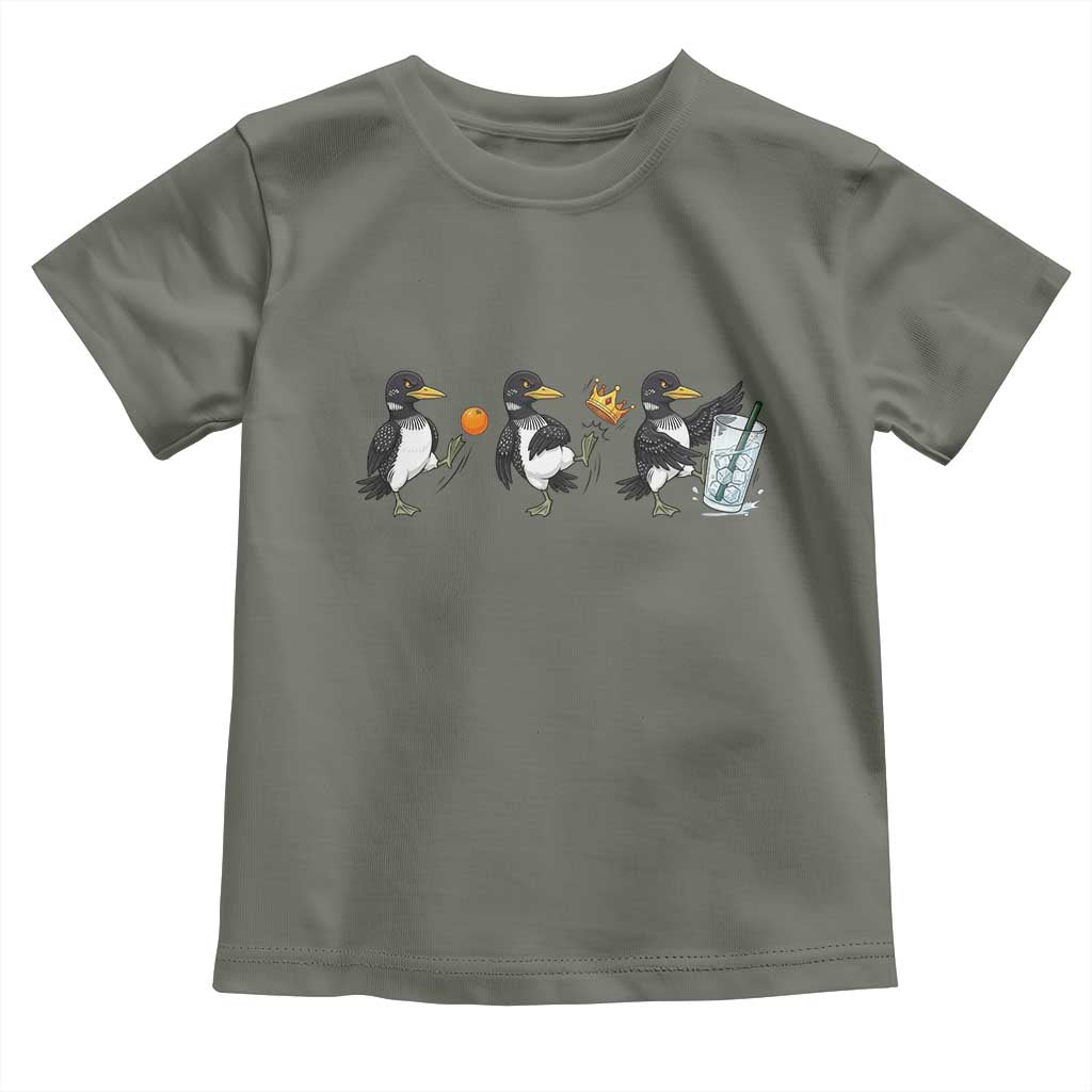 Funny No Kings MN Rebel Loon Toddler T Shirt Minnesota State Pride