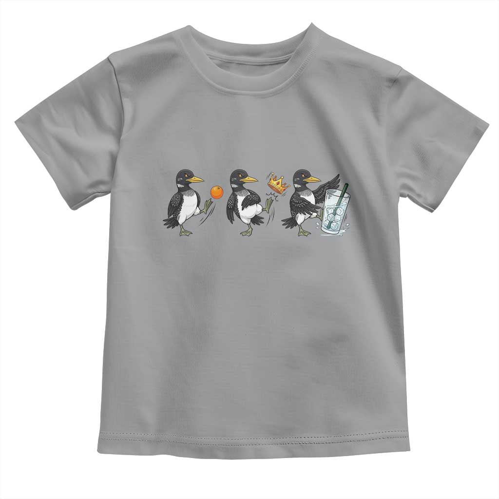 Funny No Kings MN Rebel Loon Toddler T Shirt Minnesota State Pride