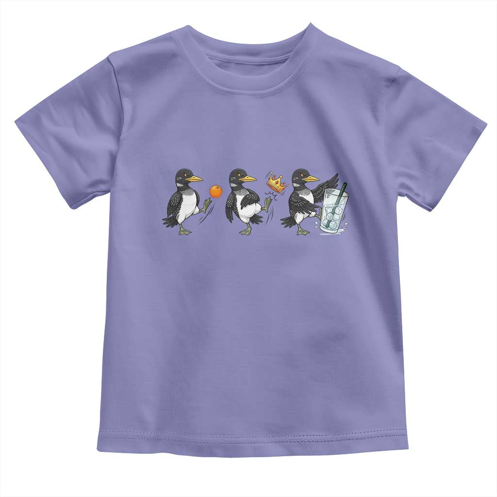 Funny No Kings MN Rebel Loon Toddler T Shirt Minnesota State Pride
