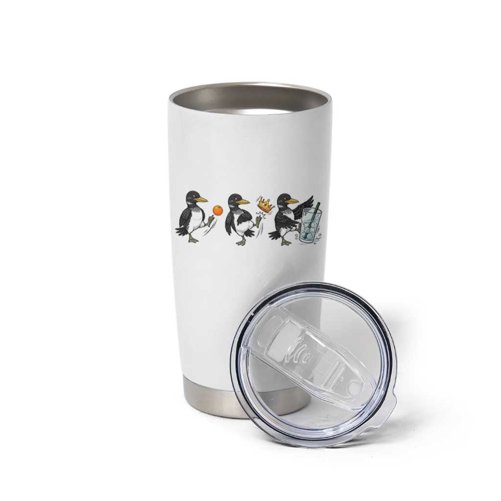 Funny No Kings MN Rebel Loon Tumbler Cup Minnesota State Pride