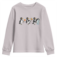 Funny No Kings MN Rebel Loon Youth Sweatshirt Minnesota State Pride