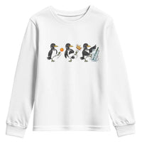 Funny No Kings MN Rebel Loon Youth Sweatshirt Minnesota State Pride
