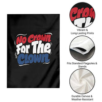 Anti Monarchy Political Garden Flag No Crown For A Clown