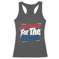 Anti Monarchy Political Racerback Tank Top No Crown For A Clown