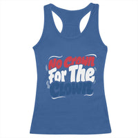 Anti Monarchy Political Racerback Tank Top No Crown For A Clown