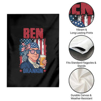 Benjamin Franklin Garden Flag Funny Ben Drankin American History