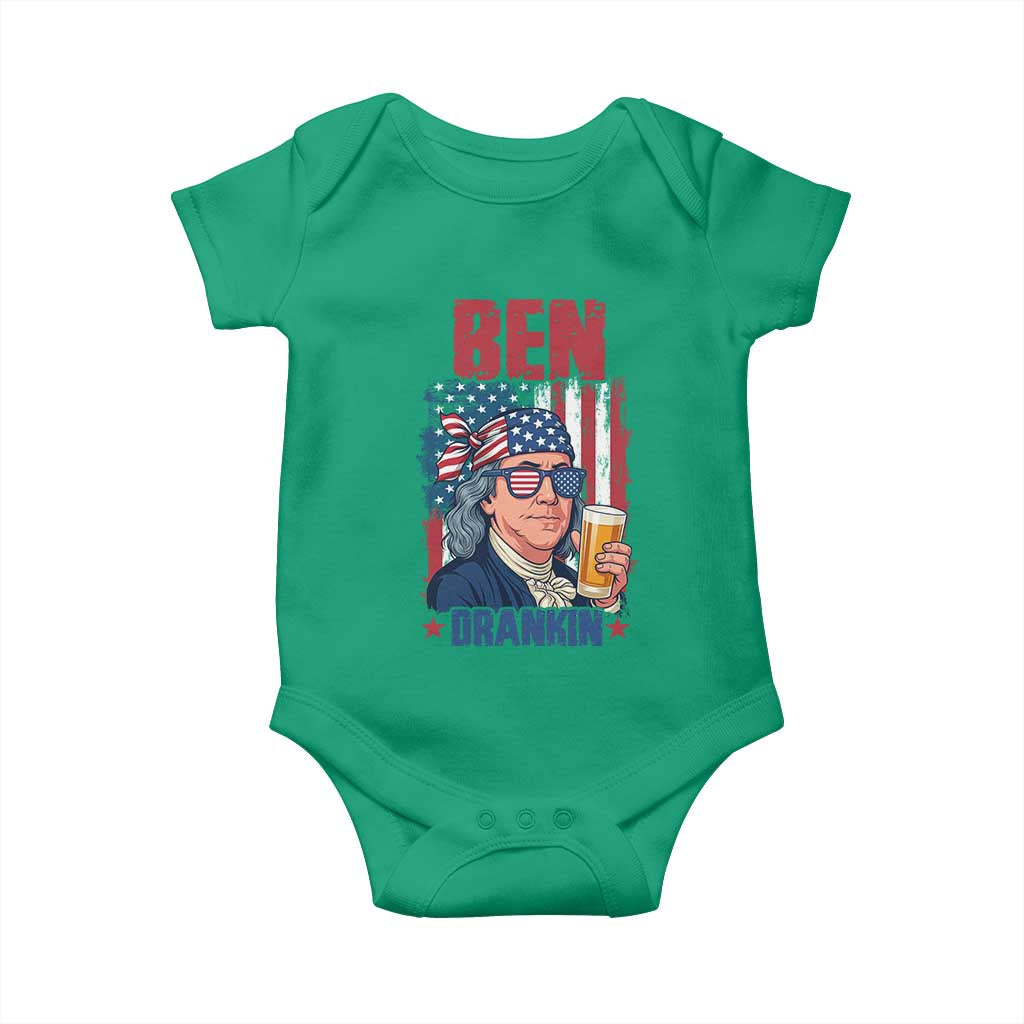 Benjamin Franklin Baby Onesie Funny Ben Drankin American History