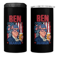 Benjamin Franklin 4 in 1 Can Cooler Tumbler Funny Ben Drankin American History