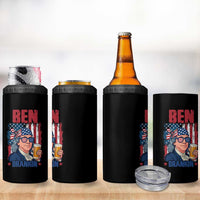 Benjamin Franklin 4 in 1 Can Cooler Tumbler Funny Ben Drankin American History