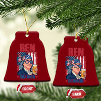 Benjamin Franklin Ceramic Ornament Funny Ben Drankin American History