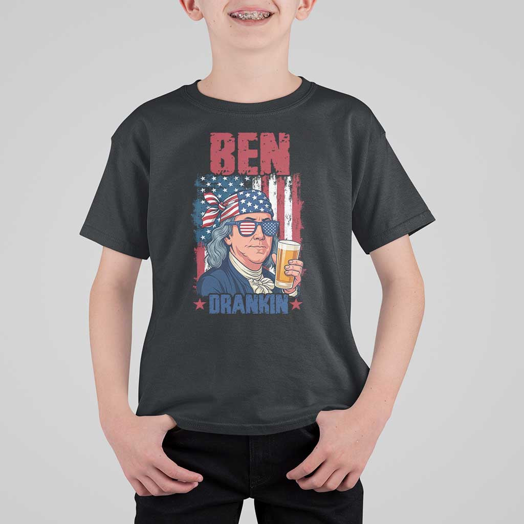 Benjamin Franklin T Shirt For Kid Funny Ben Drankin American History