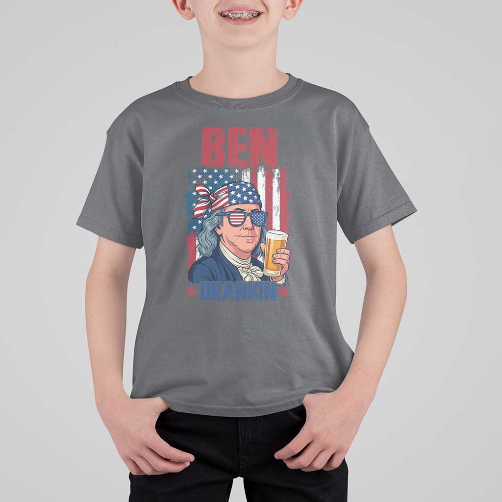 Benjamin Franklin T Shirt For Kid Funny Ben Drankin American History