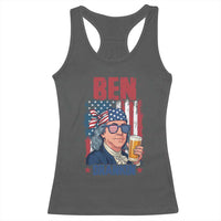 Benjamin Franklin Racerback Tank Top Funny Ben Drankin American History