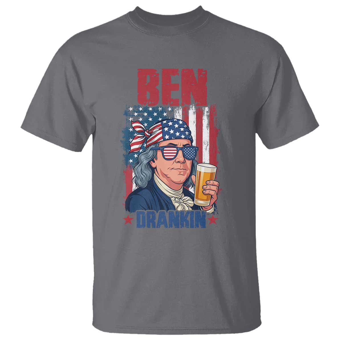Benjamin Franklin T Shirt Funny Ben Drankin American History