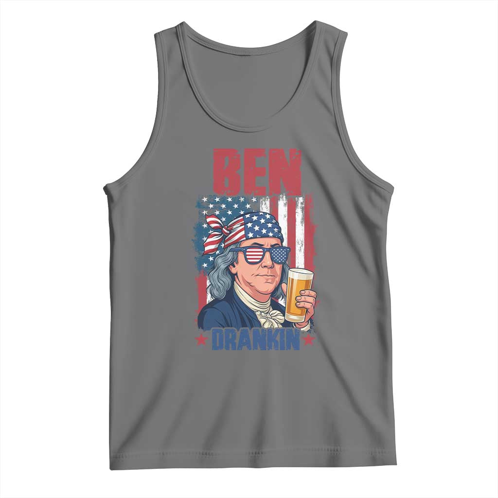 Benjamin Franklin Tank Top Funny Ben Drankin American History