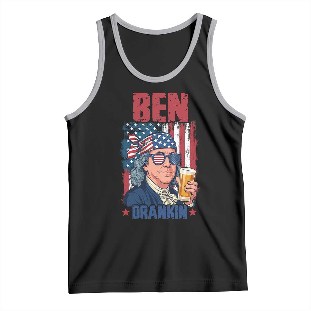 Benjamin Franklin Tank Top Funny Ben Drankin American History