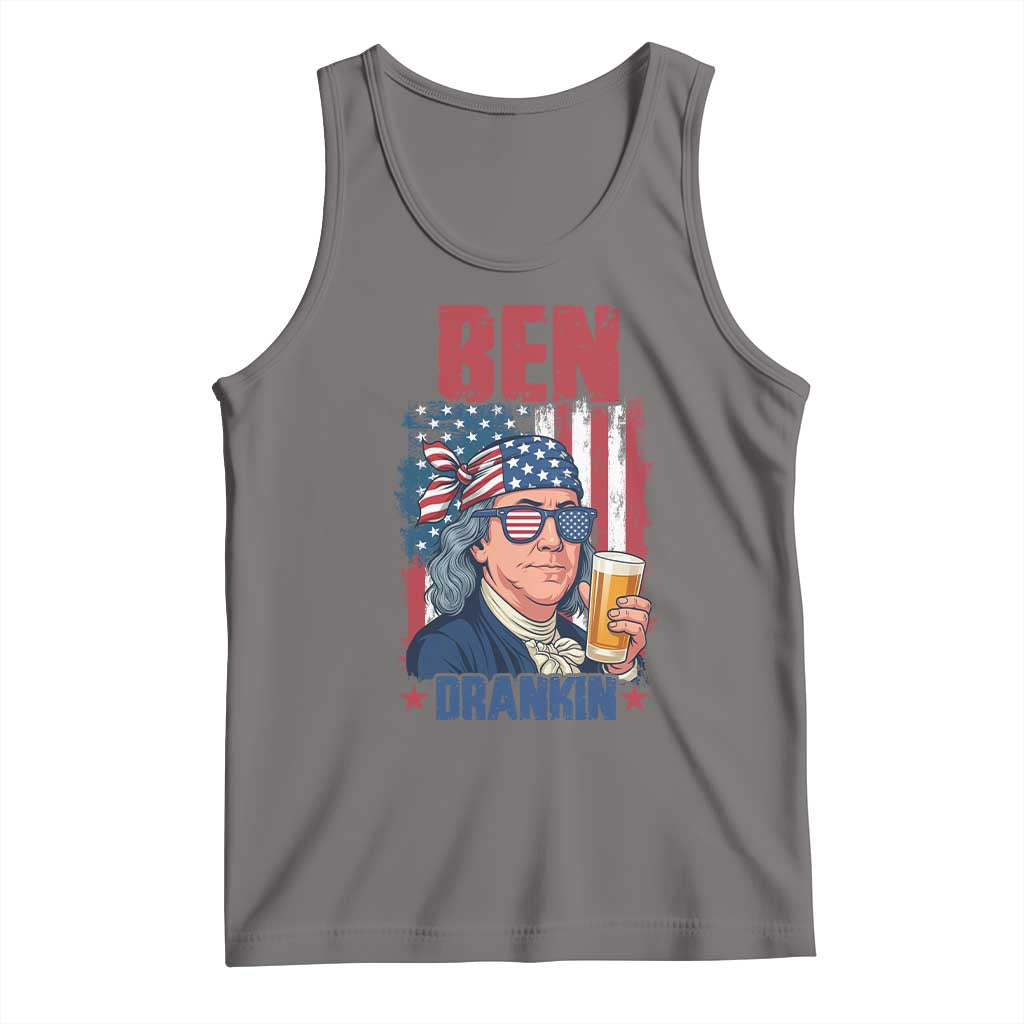 Benjamin Franklin Tank Top Funny Ben Drankin American History