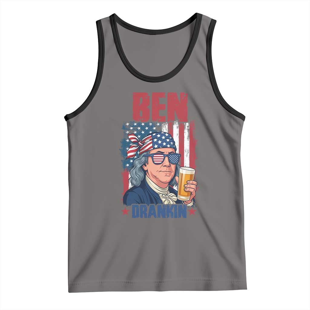 Benjamin Franklin Tank Top Funny Ben Drankin American History