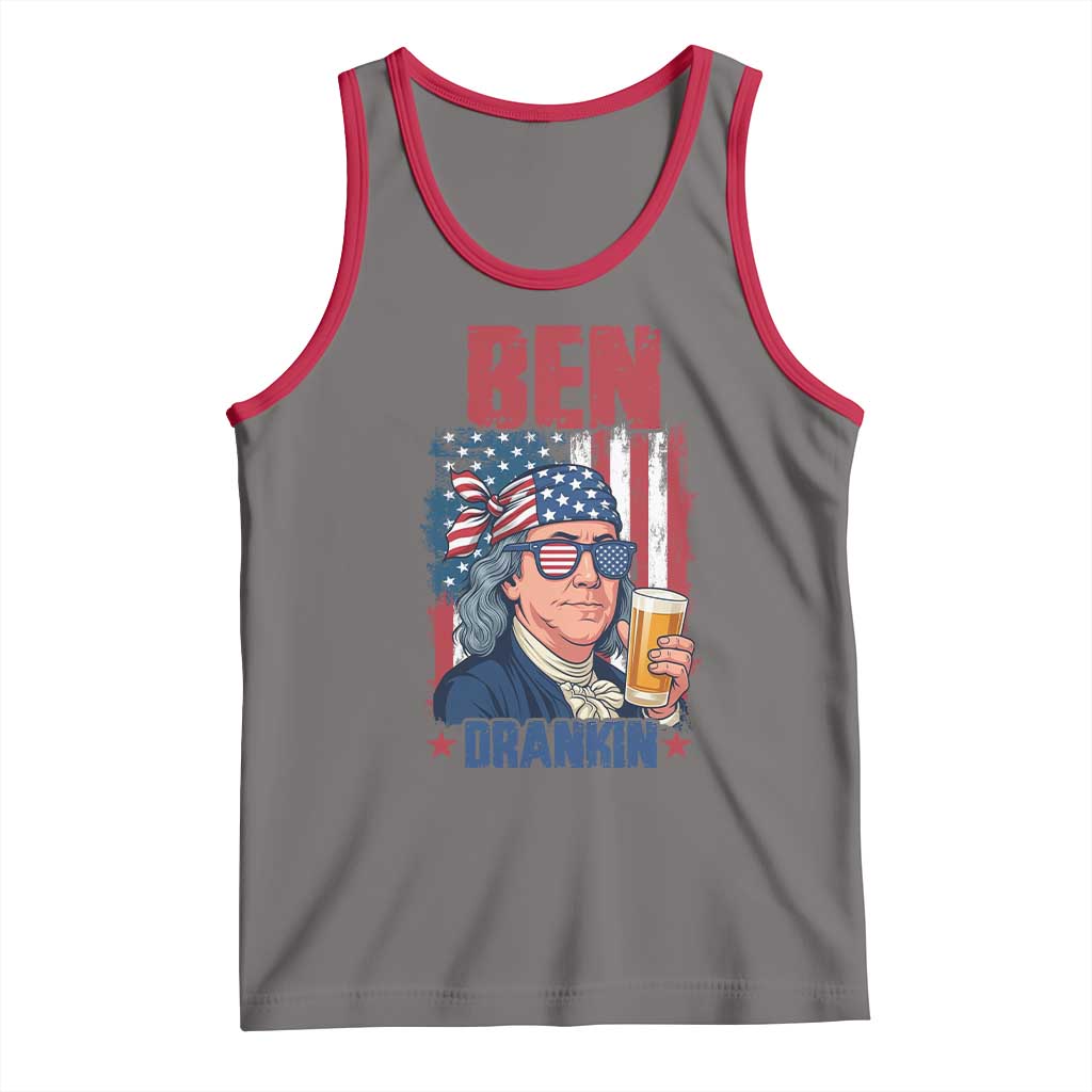 Benjamin Franklin Tank Top Funny Ben Drankin American History