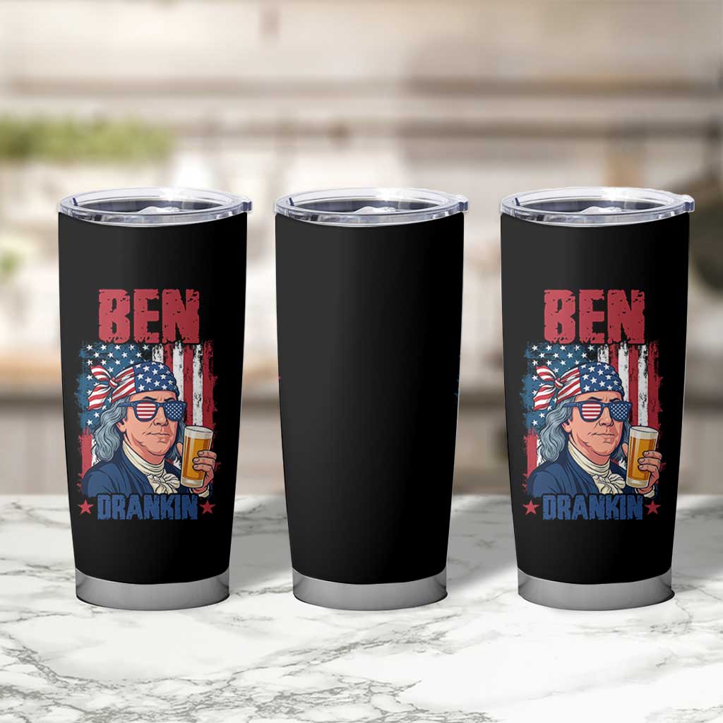 Benjamin Franklin Tumbler Cup Funny Ben Drankin American History
