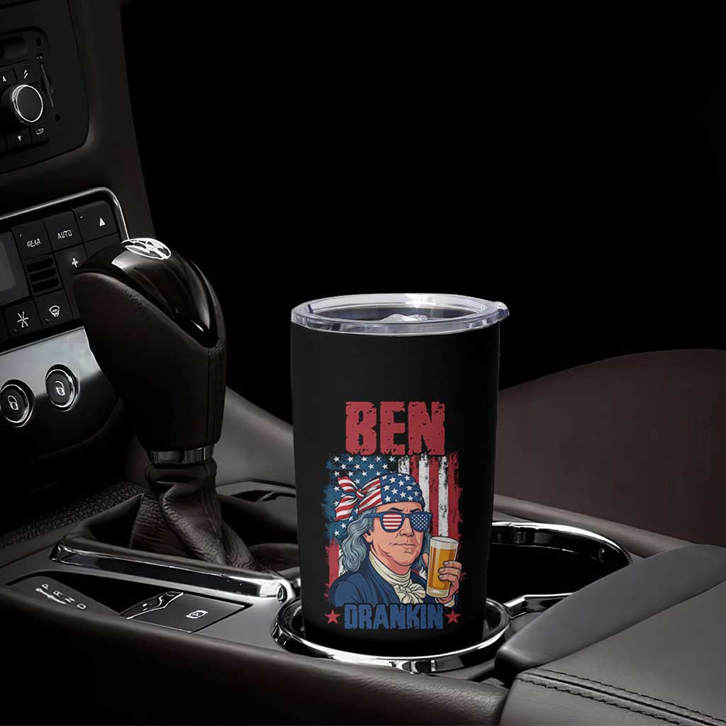 Benjamin Franklin Tumbler Cup Funny Ben Drankin American History