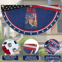 Benjamin Franklin Patriotic Fan Flag Funny Ben Drankin American History