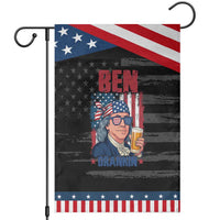 Benjamin Franklin Garden Flag Funny Ben Drankin American History