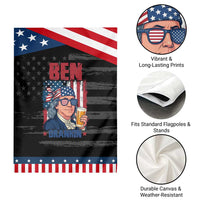 Benjamin Franklin Garden Flag Funny Ben Drankin American History