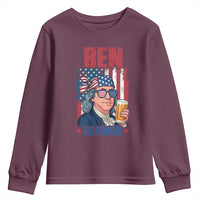 Benjamin Franklin Youth Sweatshirt Funny Ben Drankin American History